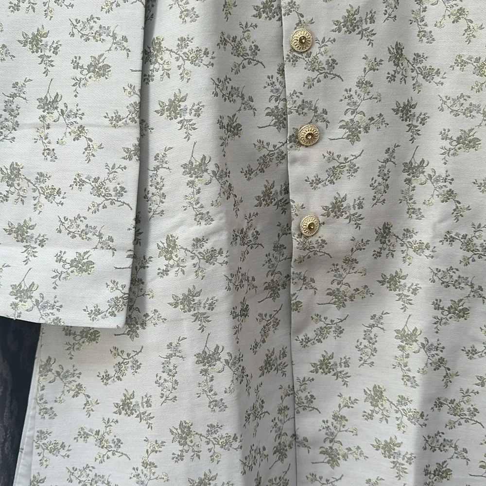Men’s Floral Sherwani Suit Size 42 - Picture 3 of 8